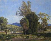 Percy Lindsay Australian Landscape oil